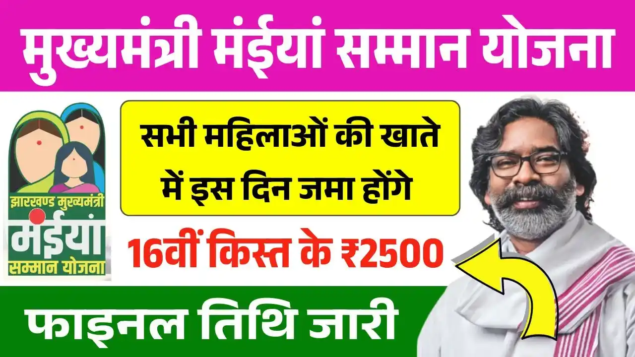 Maiya Samman Yojana 16th Installment Date